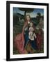 The Virgin and Child in a Landscape, Early16th C-Jan Provost-Framed Giclee Print