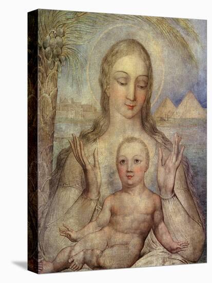 The Virgin and Child in Egypt, 1810-William Blake-Stretched Canvas