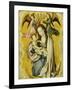 The Virgin and Child in Glory, with Two Angels Holding the Virgin's Crown-null-Framed Giclee Print