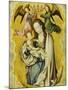 The Virgin and Child in Glory, with Two Angels Holding the Virgin's Crown-null-Mounted Giclee Print