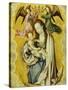 The Virgin and Child in Glory, with Two Angels Holding the Virgin's Crown-null-Stretched Canvas