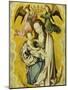 The Virgin and Child in Glory, with Two Angels Holding the Virgin's Crown-null-Mounted Giclee Print