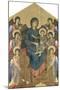 The Virgin and Child in Majesty Surrounded by Six Angels, circa 1270-Cimabue-Mounted Giclee Print