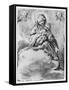 The Virgin and Child in the Clouds (Engraving)-Federico Barocci-Framed Stretched Canvas