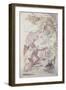 The Virgin and Child Jesus with Saint Bernard, 18th Century-Paul Troger-Framed Giclee Print