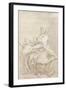 The Virgin and Child Near a Basin; Le Vierge Et L'Enfant Pres D'Une Vasque-Giovanni Battista Gaulli-Framed Giclee Print