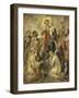 The Virgin and Child of the Rosary-Herri Met De Bles-Framed Giclee Print