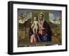 The Virgin and Child - Oil on Wood, 1510-Giovanni Bellini-Framed Giclee Print