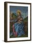 The Virgin and Child on a Grassy Bench-Martin Schongauer-Framed Giclee Print