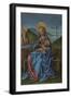 The Virgin and Child on a Grassy Bench-Martin Schongauer-Framed Giclee Print