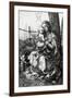 The Virgin and Child Seated under a Tree, 1513 (Engraving)-Albrecht Dürer-Framed Giclee Print