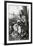The Virgin and Child Seated under a Tree, 1513 (Engraving)-Albrecht Dürer-Framed Giclee Print