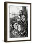 The Virgin and Child Seated under a Tree, 1513 (Engraving)-Albrecht Dürer-Framed Giclee Print