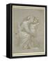 The Virgin and Child (Silverpoint, Heightened with White Bodycolour on a Slate Grey Preparation)-Raphael-Framed Stretched Canvas