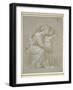 The Virgin and Child (Silverpoint, Heightened with White Bodycolour on a Slate Grey Preparation)-Raphael-Framed Giclee Print