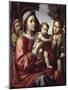 The Virgin and Child, St. John the Baptist and an Angel-Paolo Morando-Mounted Giclee Print