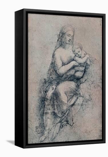 The Virgin and Child, study for the Madonna di Foligno, c1511. (1903)-Raphael-Framed Stretched Canvas