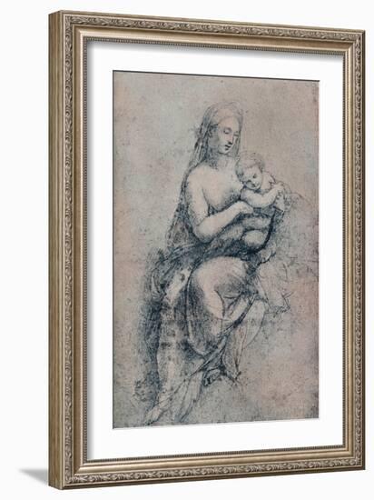 The Virgin and Child, study for the Madonna di Foligno, c1511. (1903)-Raphael-Framed Giclee Print