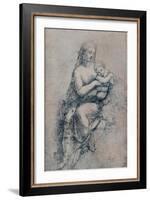 The Virgin and Child, study for the Madonna di Foligno, c1511. (1903)-Raphael-Framed Giclee Print