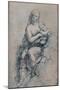 The Virgin and Child, study for the Madonna di Foligno, c1511. (1903)-Raphael-Mounted Giclee Print