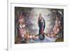 The Virgin and Child Surrounded by a Garland-Jan Brueghel and Hendrik van Balen-Framed Giclee Print