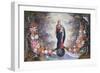 The Virgin and Child Surrounded by a Garland-Jan Brueghel and Hendrik van Balen-Framed Giclee Print