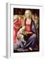 The Virgin and Child Surrounded by Five Angels-Sandro Botticelli-Framed Giclee Print