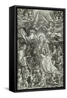 The Virgin and Child Surrounded by Many Angels-Albrecht Dürer-Framed Stretched Canvas