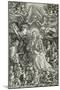 The Virgin and Child Surrounded by Many Angels-Albrecht Dürer-Mounted Premium Giclee Print