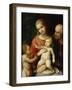 The Virgin and Child Surrounded by St John the Baptist and St Joseph, 1517-null-Framed Giclee Print