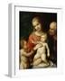 The Virgin and Child Surrounded by St John the Baptist and St Joseph, 1517-null-Framed Giclee Print