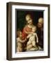 The Virgin and Child Surrounded by St John the Baptist and St Joseph, 1517-null-Framed Giclee Print