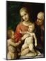 The Virgin and Child Surrounded by St John the Baptist and St Joseph, 1517-null-Mounted Giclee Print