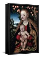 The Virgin and Child under an Apple Tree, C1525-Lucas Cranach the Elder-Framed Stretched Canvas