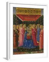 The Virgin and Child with Angels, C. 1450-Benozzo Gozzoli-Framed Giclee Print