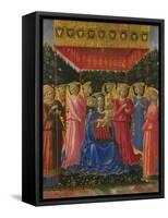 The Virgin and Child with Angels, C. 1450-Benozzo Gozzoli-Framed Stretched Canvas