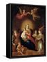 The Virgin and Child with Musicmaking Angels-Frans Francken the Younger-Framed Stretched Canvas