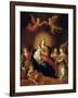 The Virgin and Child with Musicmaking Angels-Frans Francken the Younger-Framed Giclee Print