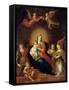 The Virgin and Child with Musicmaking Angels-Frans Francken the Younger-Framed Stretched Canvas