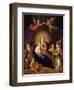 The Virgin and Child with Musicmaking Angels-Frans Francken the Younger-Framed Giclee Print