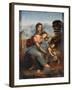 The Virgin and Child with Saint Anne, C.1508-Leonardo da Vinci-Framed Giclee Print