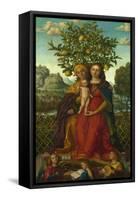 The Virgin and Child with Saint Anne, Ca 1510-1520-Girolamo dai Libri-Framed Stretched Canvas