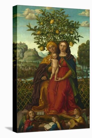 The Virgin and Child with Saint Anne, Ca 1510-1520-Girolamo dai Libri-Stretched Canvas