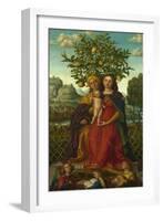 The Virgin and Child with Saint Anne, Ca 1510-1520-Girolamo dai Libri-Framed Giclee Print