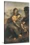 The Virgin and Child with Saint Anne-Leonardo da Vinci-Stretched Canvas