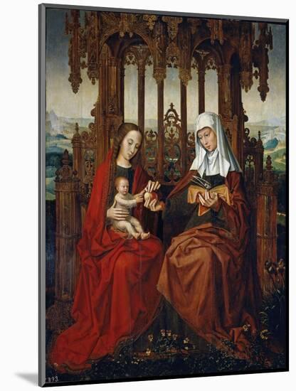 The Virgin And Child With Saint Anne-Ambrosius Benson-Mounted Giclee Print