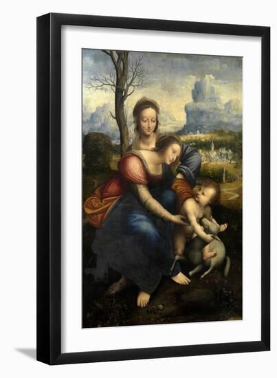 The Virgin and Child with Saint Anne-null-Framed Giclee Print