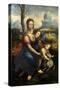 The Virgin and Child with Saint Anne-null-Stretched Canvas