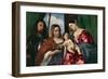 The Virgin and Child with Saint Dorothy and Saint George, 1515-18-Titian-Framed Giclee Print