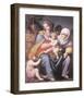 The Virgin And Child With Saint Elizabeth And John The Baptist-Francesco Ubertini Bacchiacca-Framed Premium Giclee Print